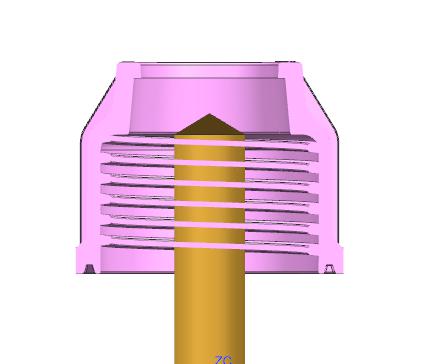Cooling Design of Screw Cap Mold